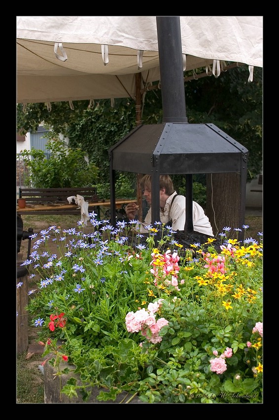 Rittertafel in R�desheim/Schmiede...