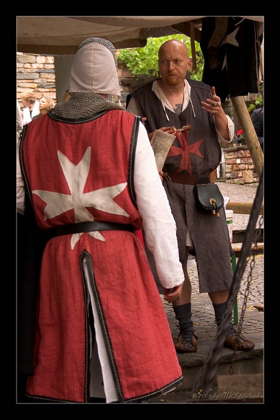 Rittertafel in R�desheim/ob es wohl mundet...?