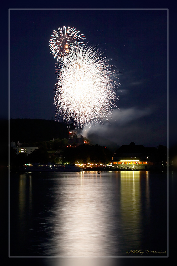 Feuerwerk am Rhein, der gro�e Knall